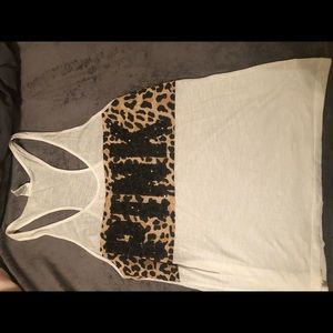 Sparkle PINK Long Tank Top